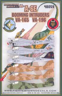 Fightertown Decals 1/48 A 6E BOOMING INTRUDERS VA 165 & VA 196  