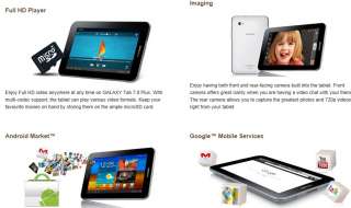   Tab 7.0 Plus P6200 16GB Unlocked GSM 3G WiFi 3.2MP Android Tablet