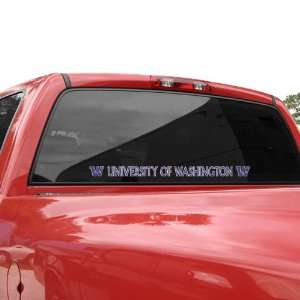  Washington Huskies University Name Automobile Decal Strip 