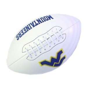  West Virginia Mountaineers Full Size Embroidered Football 