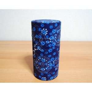  Aizome Blue Japanese Tea Storage Tin Type 5