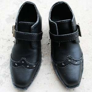 13# Black SD17 DZ70 AOD LUTS 70cm BJD Dollfie PU Leather Shoes ~9cm 