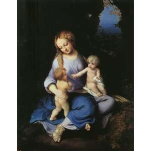   Correggio   32 x 42 inches   Madonna and Child wi