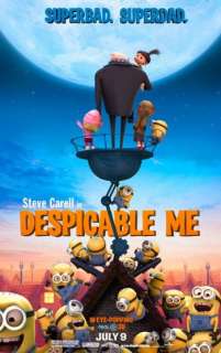DESPICABLE ME orig D/S 27x40 movie poster STEVE CARELL  