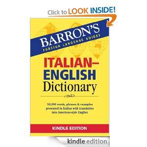 BARRONS ITALIAN ENGLISH DICTIONARY Barron  Kindle Store