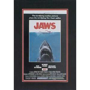  Jaws Picture Plaque Framed