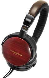 Audio Technica ATH ESW9A Portable Wooden Headphones 042005156238 