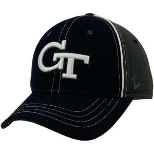  Zephyr Georgia Tech Yellow Jackets Two tone Slate Fitted 