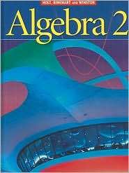 Algebra 2, (0030660548), Holt Staff, Textbooks   