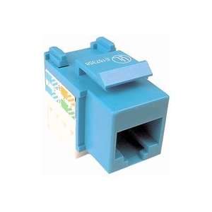  Keystone Jack, Cat6, RJ45, Blue Electronics