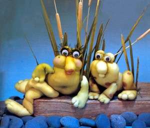 18 Soft Sculpture Chicken Frogs Reindeer Bugs Dolls++  