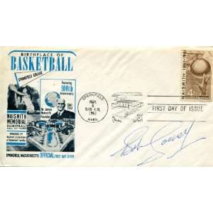  Bob Cousy Autographed First Day Cover   Sports Memorabilia 