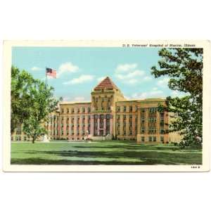   Postcard   U.S. Veterans Hospital   Marion Illinois 