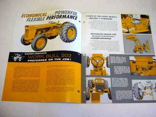 Massey Ferguson Work Bull 202 Industrial Tractor Brochure 1960 4 Page 