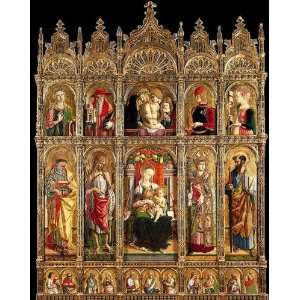  FRAMED oil paintings   Carlo Crivelli   24 x 30 inches 