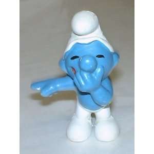  Vintage Smurfs PVC Figure  Joking Smurf 