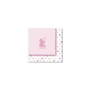  Tickled Pink Baby Shower Lunch Napkins(16) Toys & Games