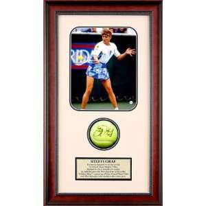 Steffi Graff Autographed Tennis Ball Shadowbox