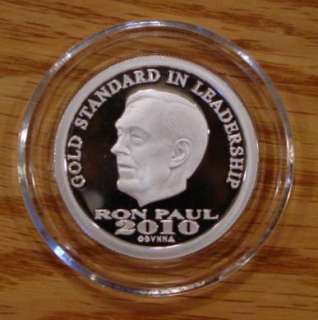 Ron Paul Dollar 1/2 oz .999 Silver Norfed Awesome Piece  