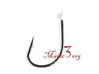 80x Spade End Hook 8# Barbed Offset Circle 0.5 THJ1D  