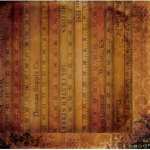  Weekend Market Rulers 12 x 12 Double Sided Paper Arts 