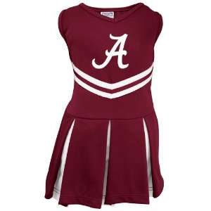  Alabama Crimson Tide Infant Crimson Cheerleader Dress 