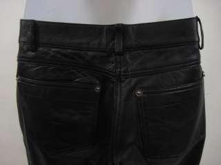 Description You are bidding on a WHET BLU Black Bootcut Leather 