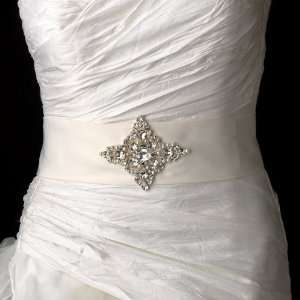   Pearls, Rhinestones & Beaded Wedding Sash Bridal Belt 