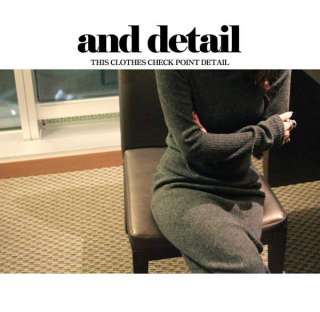 Womens Trendy High necked Long Sleeve Knitting Sweater Slim Ladies 