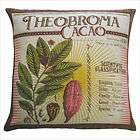 Koko Company Botanica 20 x 20 Linen Pillow with Theobroma Cacao 
