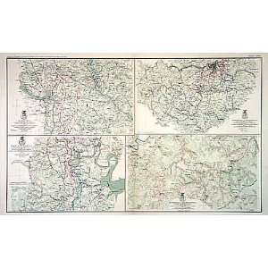  Civil War Atlas; Plate 77; Maps of Richmond, Va., Bermuda 