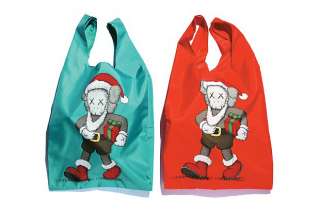 Red Kaws Harbour City Tote Bag Santa Cross is Coming to City 