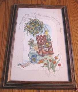 Morgan Framed TIME CHANGES MANY THINGS print 1996  