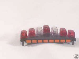 18 WHELAN STYLE RED,CLEAR W/YELLOW LED LIGHTBAR  