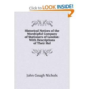   of London With Descriptions of Their Hal John Gough Nichols Books