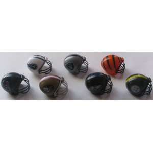  NFL Football Mini Helmets Pencil Toppers Vending Toys 7 
