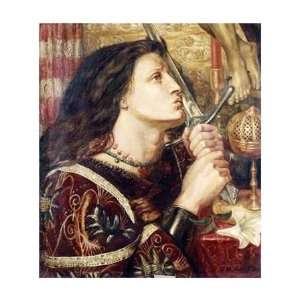  Dante Gabriel Rossetti   Joan Of Arc Kissing The Sword Of 