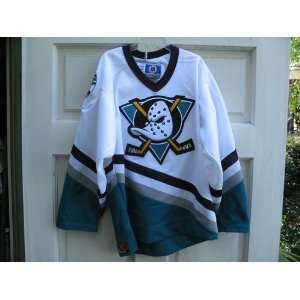 Anaheim Ducks CCM Official Throwback Hockey Jersey by CCM. SMALL 