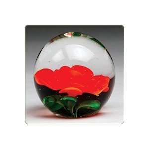  A Paperweight   Orange Rose