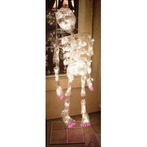  3D Animated Lighted Shaking Outdoor Halloween Skeleton 