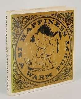 Happiness is a Warm Puppy ~by CHARLES M. SCHULZ~ 1st/1st Edition 1962 
