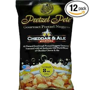 Pretzel Pete Cheddar & Ale, 8 Ounce Grocery & Gourmet Food