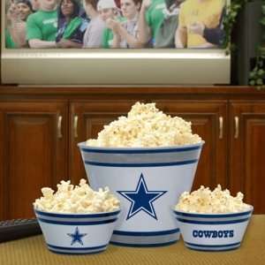  Dallas Cowboys NFL Melamine Serving Bowl Set Kitchen 