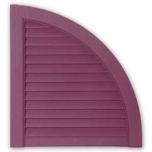   Red 15 Open Louvered Arch Top for Vinyl Shutters