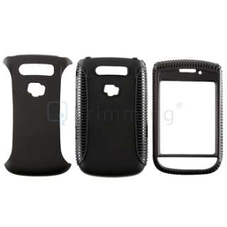   TPU Hybrid Case+Privacy Pro+Charger+USB for BlackBerry Torch 9800 9810