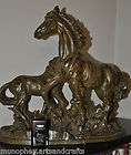 ORIGINAL 1800s LARGE FRENCH ANTIQUE PATINATED CAST IRON HORSE 