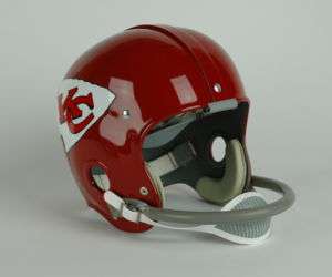 KC Chiefs Texans RK Football Helmet Signed Hank Stram  