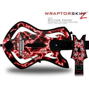 Warriors Of Rock Guitar Hero Skin   Electrify Red (GUITAR NOT INCLUDED 