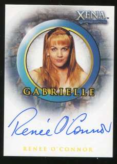 Xena Season 6 Renee OConnor as Gabrielle Autograph A12 Card  