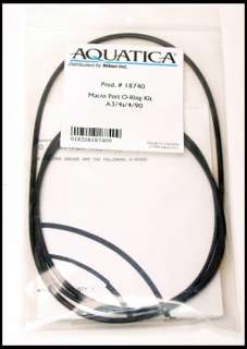 Aquatica A3/4s/90 Macro Port O Ring Kit #18740  